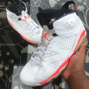 Jordan 6 Retro Infrared Pack White